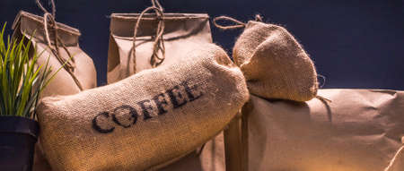 A bag of coffee.の写真素材