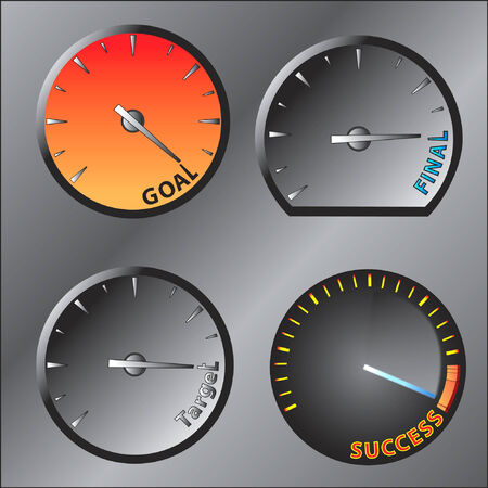 the speed meter of successのイラスト素材