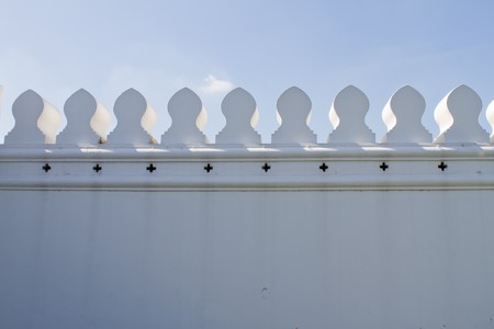 emerald buddha temple wall の写真素材