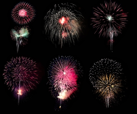 Fireworks collection の写真素材