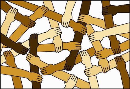 international social networkのイラスト素材
