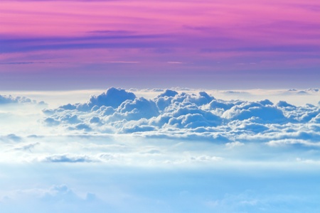 Colorful cloudsの写真素材