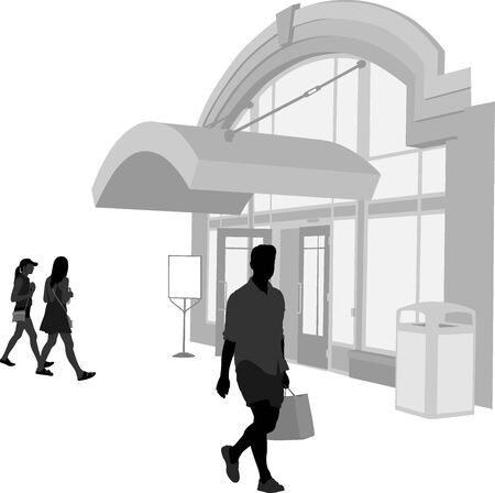 Belle Triple Shoppingのイラスト素材