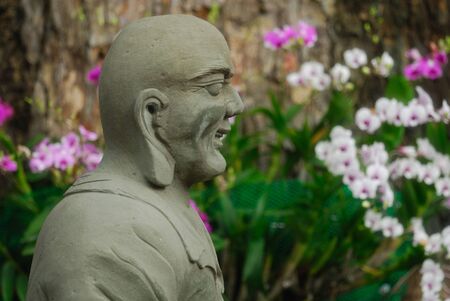 Generality in Thailand,any kind of art decorated in Buddhist church,temple pavilion ,temple hall,monkの写真素材