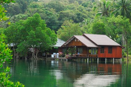 Home inside the lakeのeditorial素材