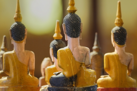 Buddha Baked clayの写真素材
