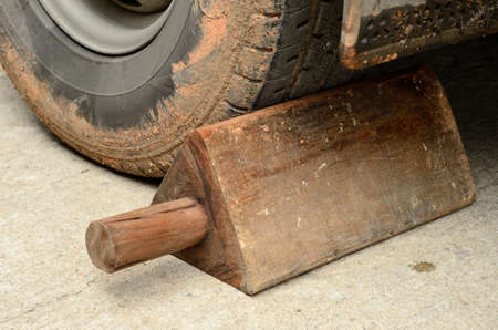 stopper truckの写真素材