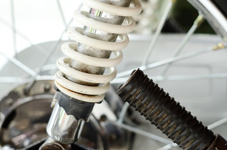 Choke of motorcycleの写真素材