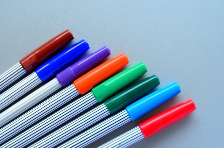 Colorful of pensの写真素材