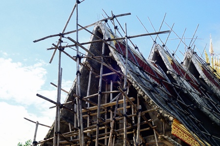 Roof repair methodの写真素材