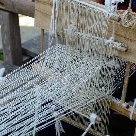 Weave thai silk machine 