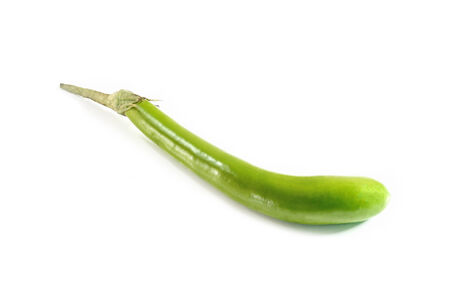 eggplant in white backgroundの写真素材