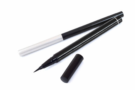 Cosmetic eyeliner isolated on white.の写真素材