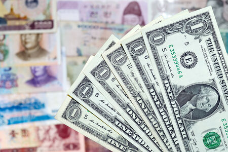 One dollar compare with money of the world
