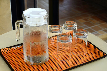 Fresh drinking water setの写真素材