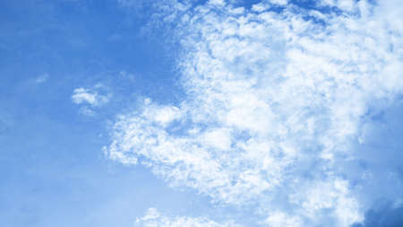 Blue sky and beautiful cloud as background