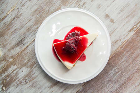 Blueberry cheesecakeの写真素材