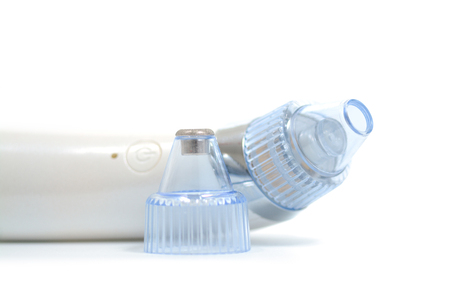 acne spotcleaner machine isolate on whiteの写真素材