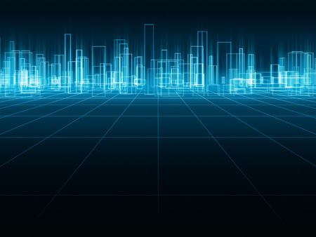 Holographic city Holographic city