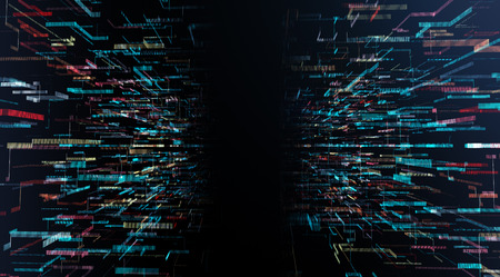 Digital data backgroundの写真素材