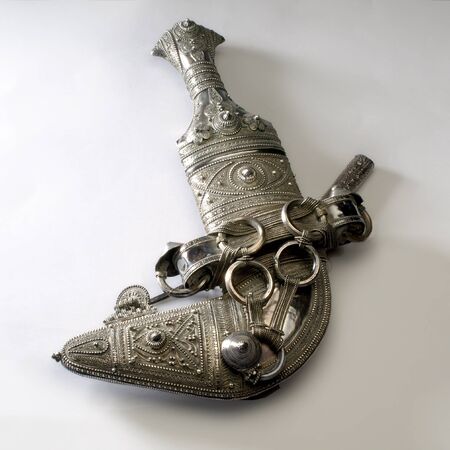 Traditional silver kanjar from Oman (Omani Kanjar)のeditorial素材