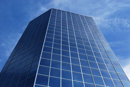 Glass office building