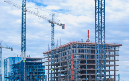 Construction of office buildings 