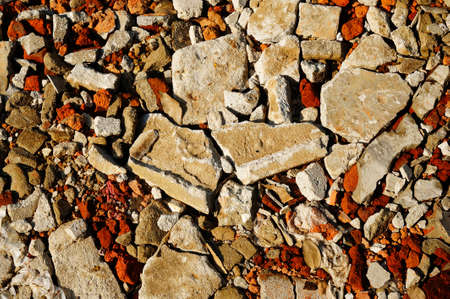 Brick and concrete ruinsの写真素材