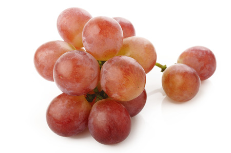 Grape on white backgroundの写真素材