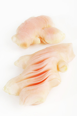 Marinated Ginger Isolated on White Backgroundの写真素材