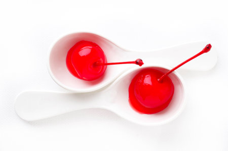 maraschino cherriesの写真素材