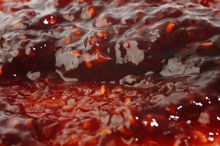 raspberry jamの写真素材