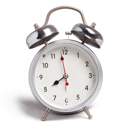 isolate of aluminium alarm clock