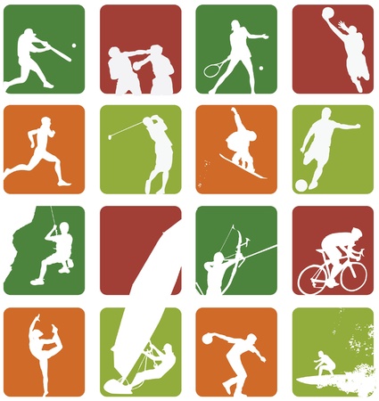 sport icon setの写真素材