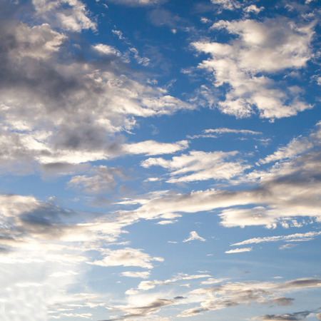 blue sky cloudyの写真素材