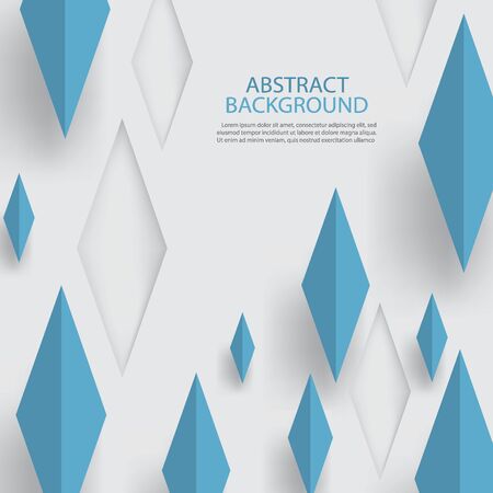 abstract background blue cystal theme .のイラスト素材