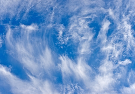 Cirrus cloudsの写真素材