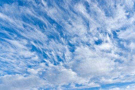 Cirrus cloudsの写真素材