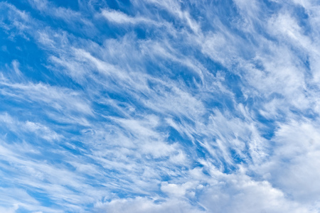 Cirrus cloudsの写真素材
