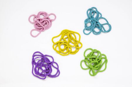 necklace accessory colorful isolead on white background