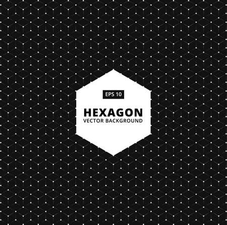 Hexagon seamless pattern. Modern stylish textureのイラスト素材
