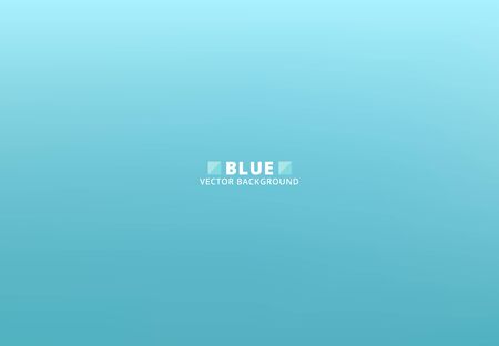 Abstract blurred blue turquoise gradient with smooth background, Vector illustration, copy spaceのイラスト素材