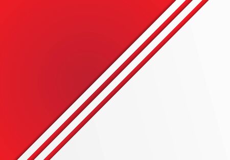 Abstract background red with white lines diagonal copy space for print, ad, magazine, poster, brochure, leaflet, flyer, Vector illustrationのイラスト素材