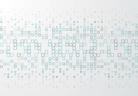 Abstract technology squares patternのイラスト素材