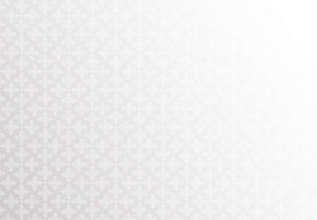 White snowflakes pattern background, Vector illustrationのイラスト素材