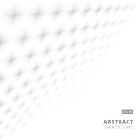 Abstract stripe background white geometric shapes perspective pattern. Vector illustrationのイラスト素材