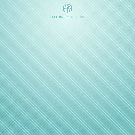 Striped lines grid pattern on blue mint and white colors. Abstract background  texture. Cover book...