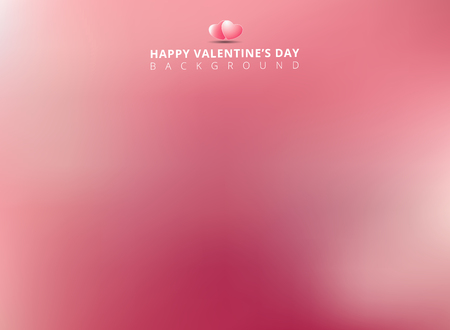 Pink blurred background for valentines day card. Vector illustration.のイラスト素材