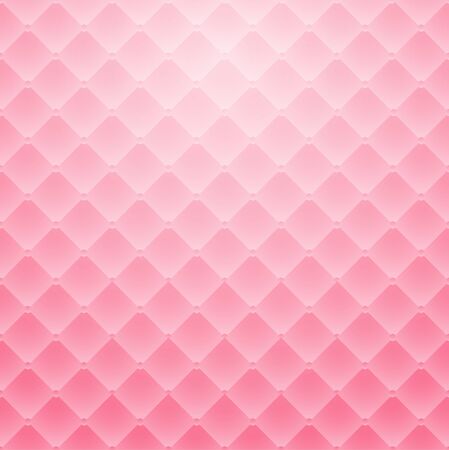 Pink square luxury pattern sofa texture background for valentines day, wedding, Vector illustrationのイラスト素材