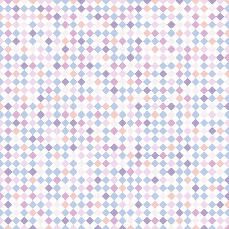 Abstract striped square pattern with purple, blue, pink pastel color on white background. Vector illustrationのイラスト素材
